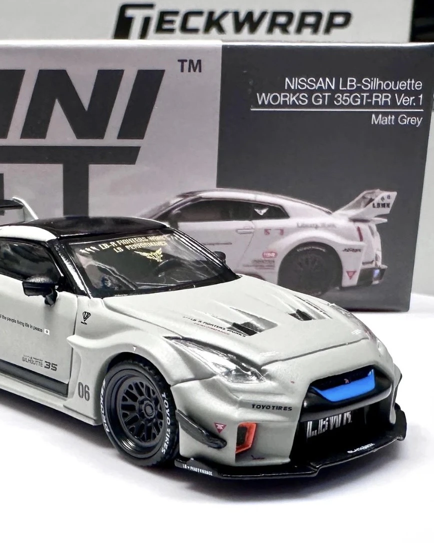<男孩夢想!?>MINI GT 1248 日產GTR R35 寬體LBWK 1:64合金 模型車