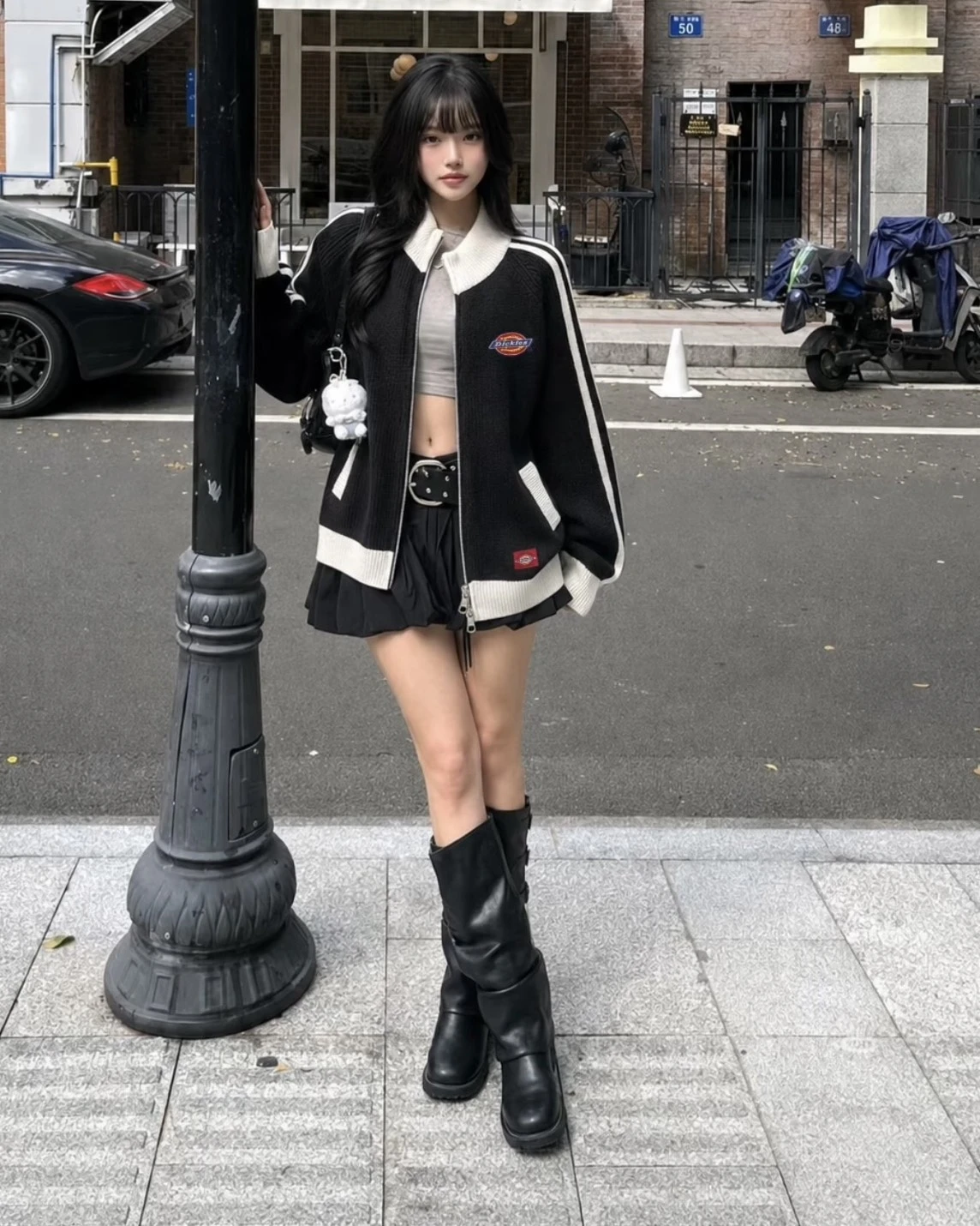 Dickies 美式復古撞色拼接 華夫格外套(4色可選)