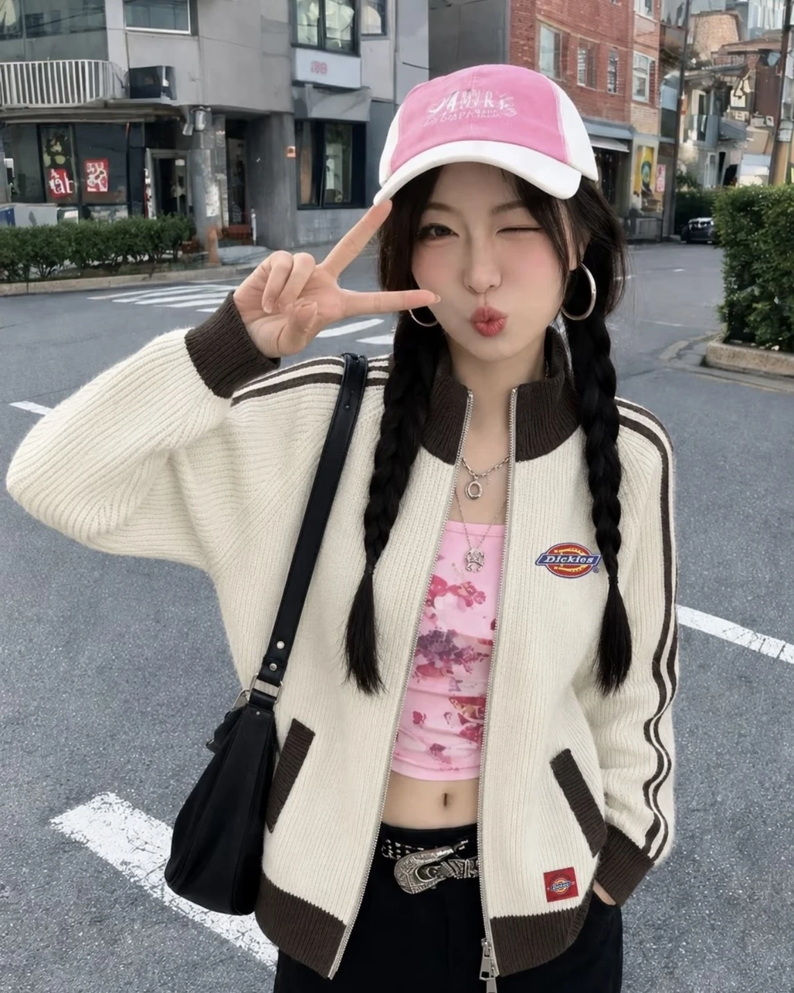 Dickies 美式復古撞色拼接 華夫格外套(4色可選)