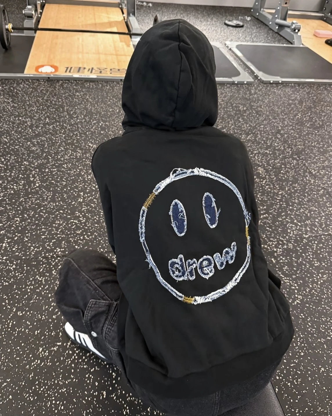 Drew House FW26 牛仔毛邊 笑臉LOGO 連帽外套(共3色)