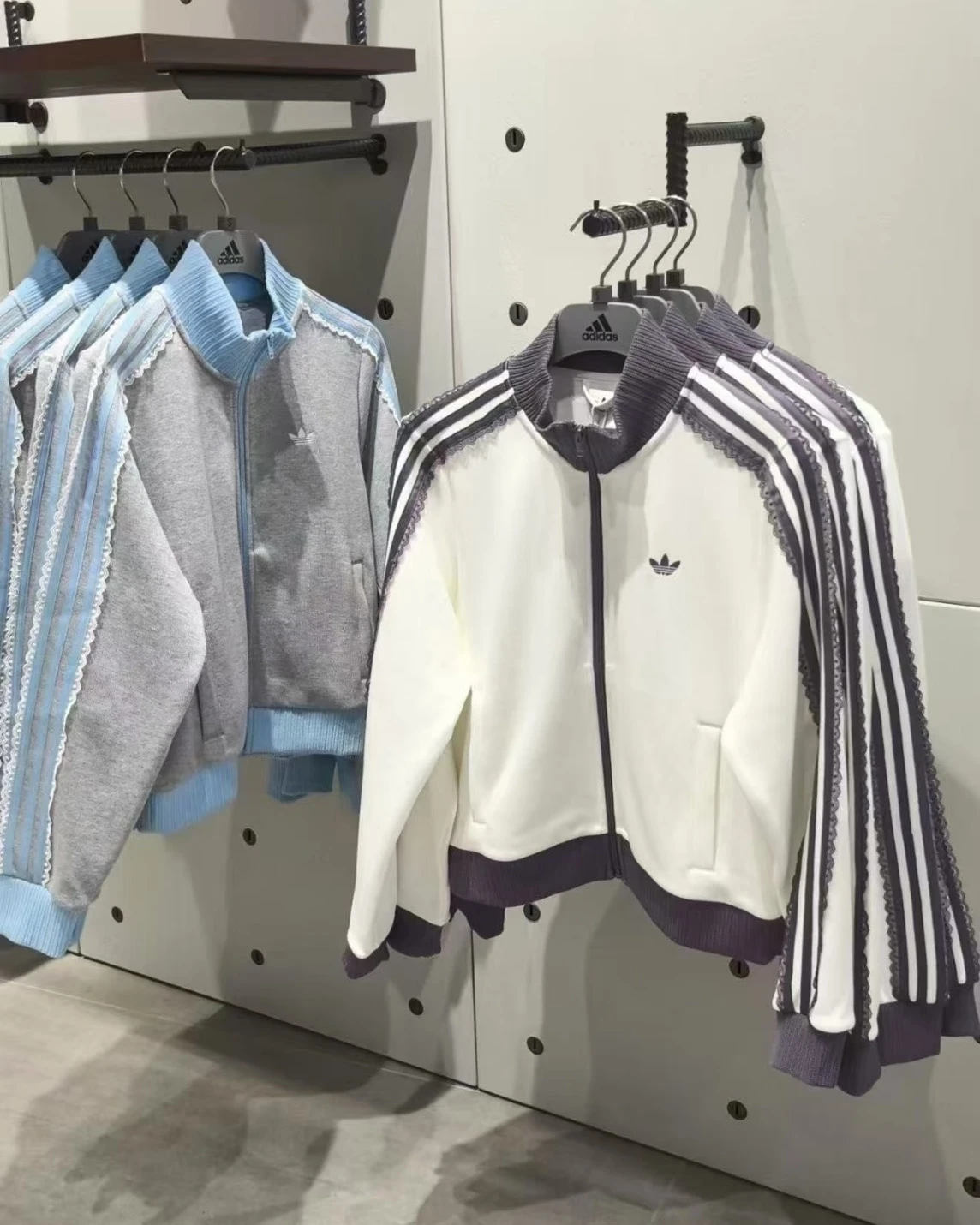 ADIDAS ORIGINALS 蕾絲花邊 針織外套(LF2334/LF2335)