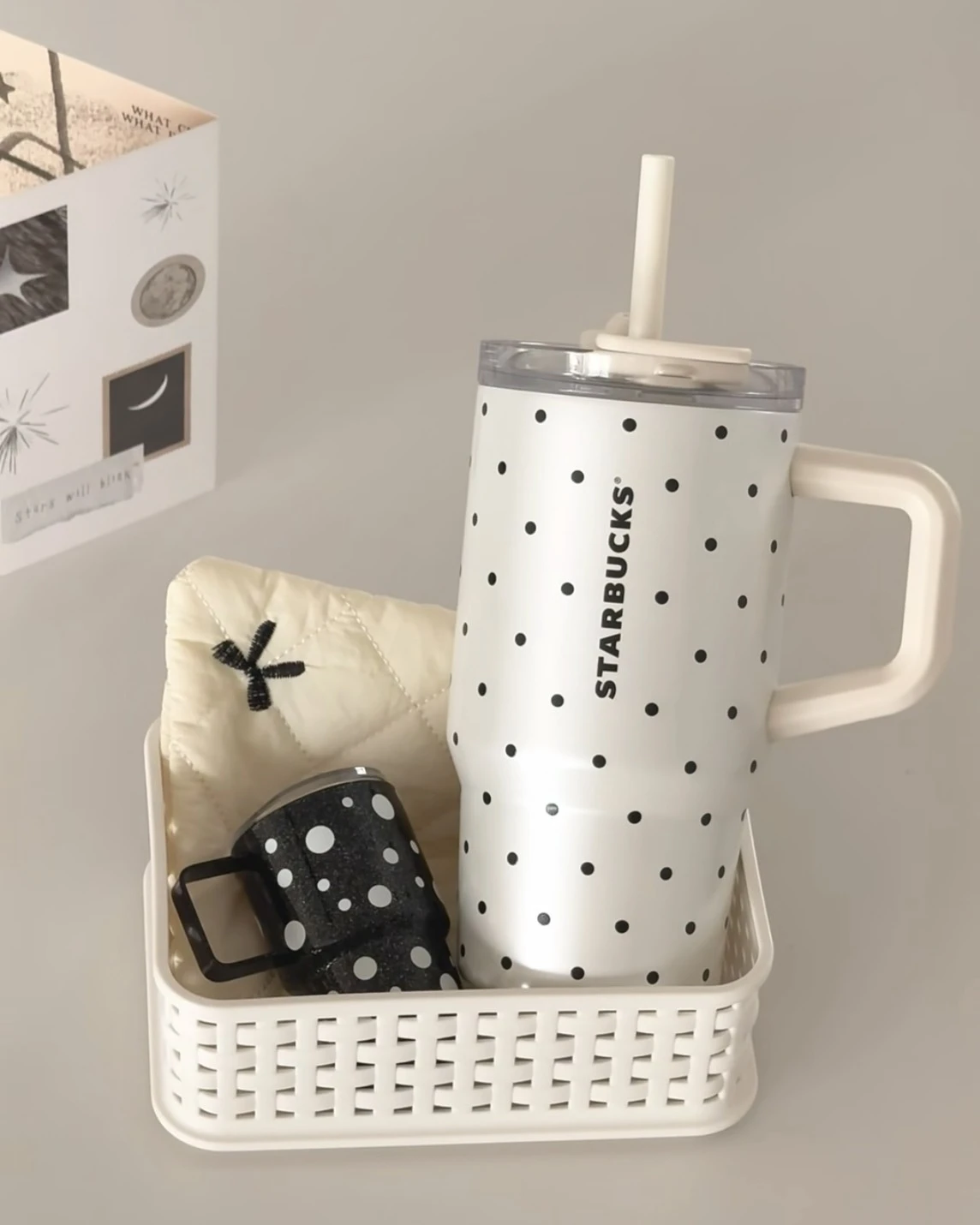 STARBUCKS x STANLEY  黑白點點 吸管杯 冰壩杯 (兩款可選)