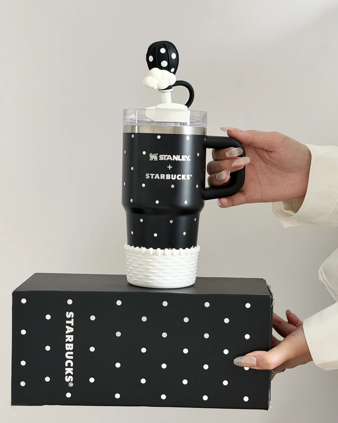 STARBUCKS x STANLEY  黑白點點 吸管杯 冰壩杯 (兩款可選)