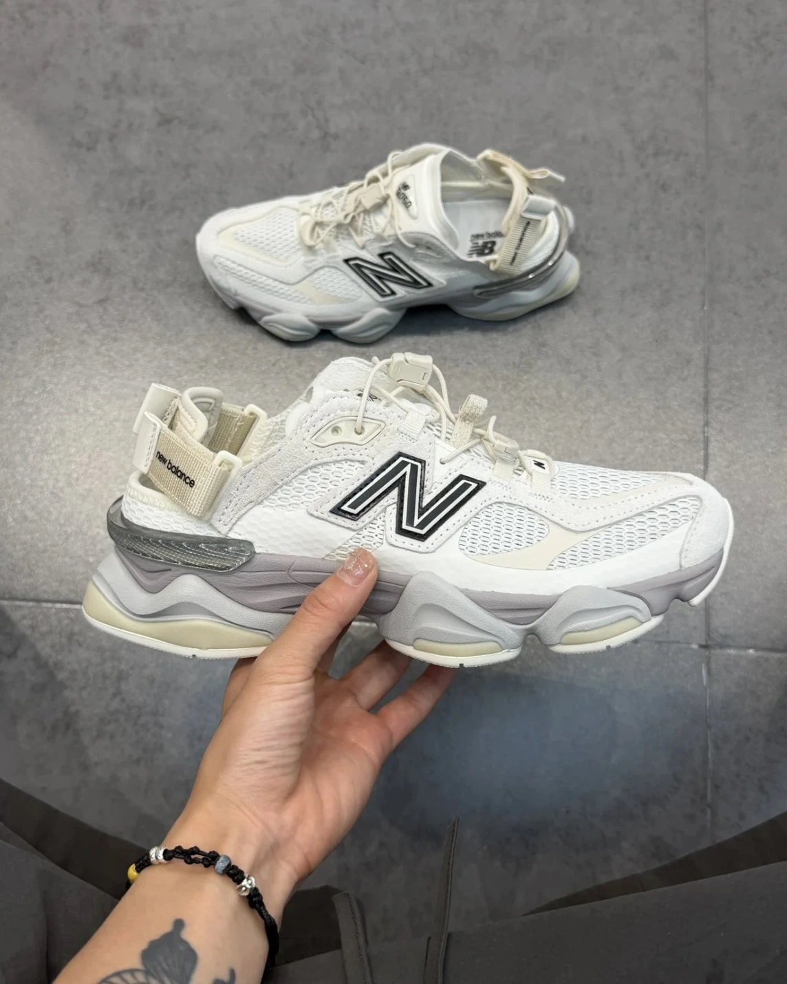 NEW BALANCE 9060 NB 元祖灰 米白 黑 免綁鞋帶 後跟鞋扣 魔鬼氈(U90603FA/U90604SC/U90609IH)