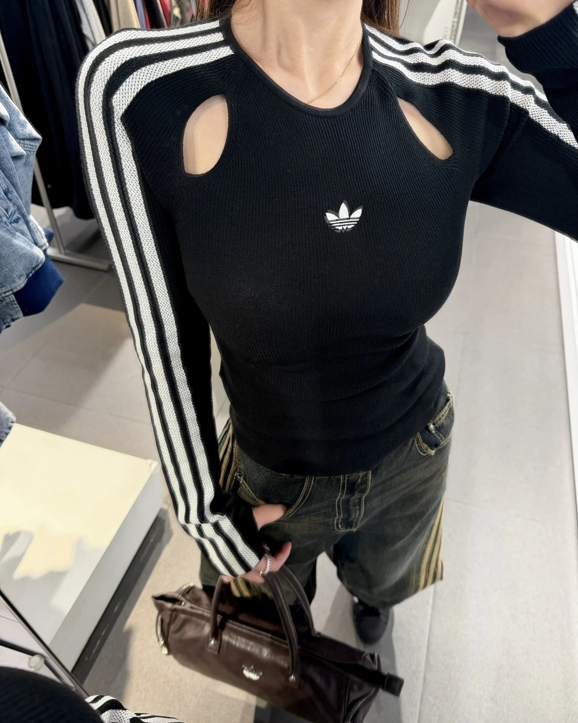 ADIDAS ORIGINALS 甜辣風 針織插肩 長袖 (LE3632/LE3633)