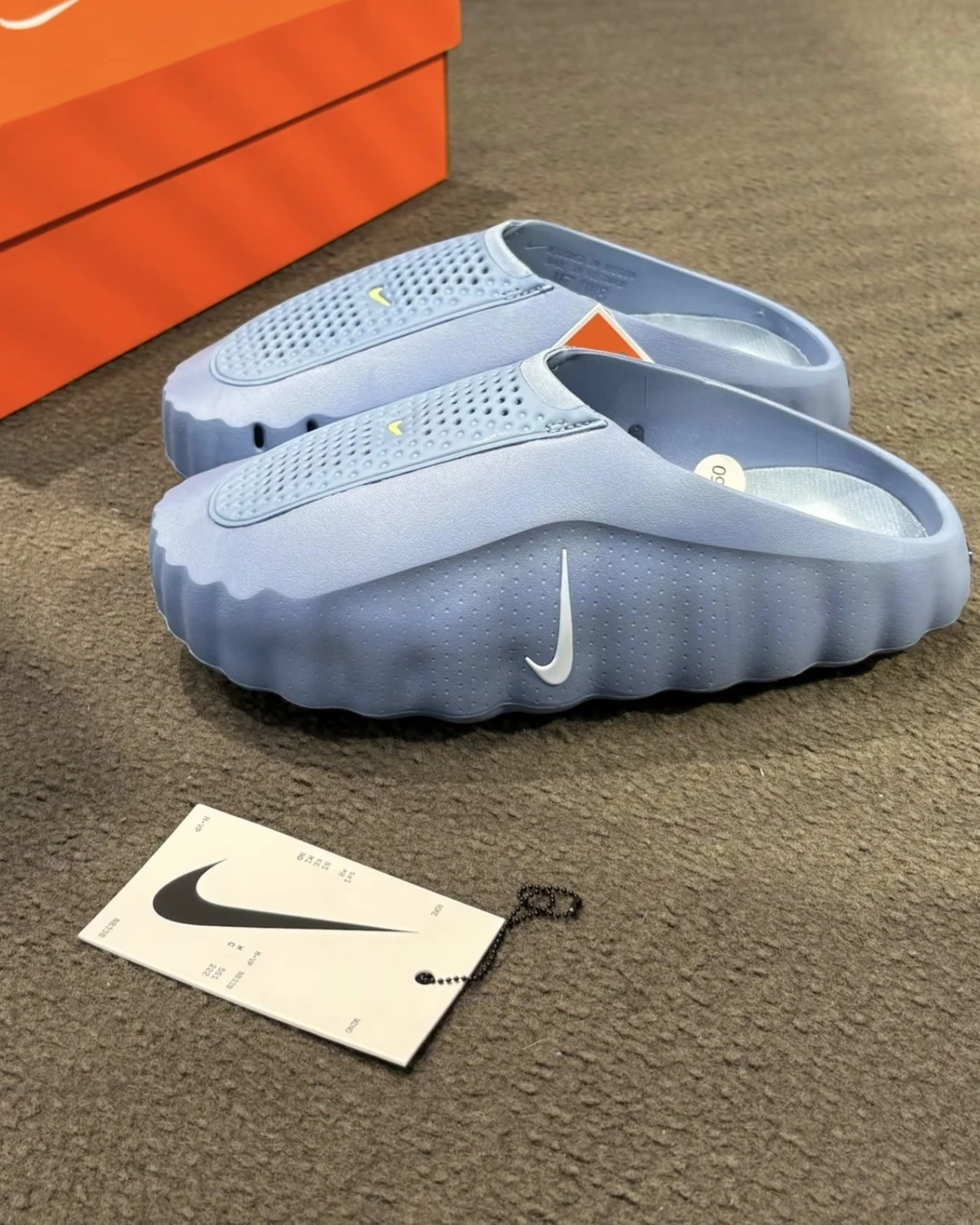 NIKE MIND 001 穆勒鞋 賽前鞋 黑科技 工裝藍 男款(HQ4307-401)