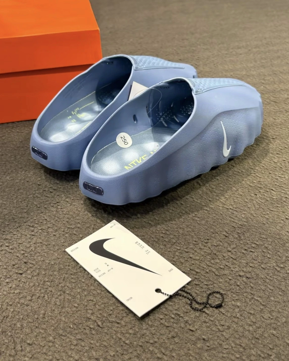 NIKE MIND 001 穆勒鞋 賽前鞋 黑科技 工裝藍 男款(HQ4307-401)