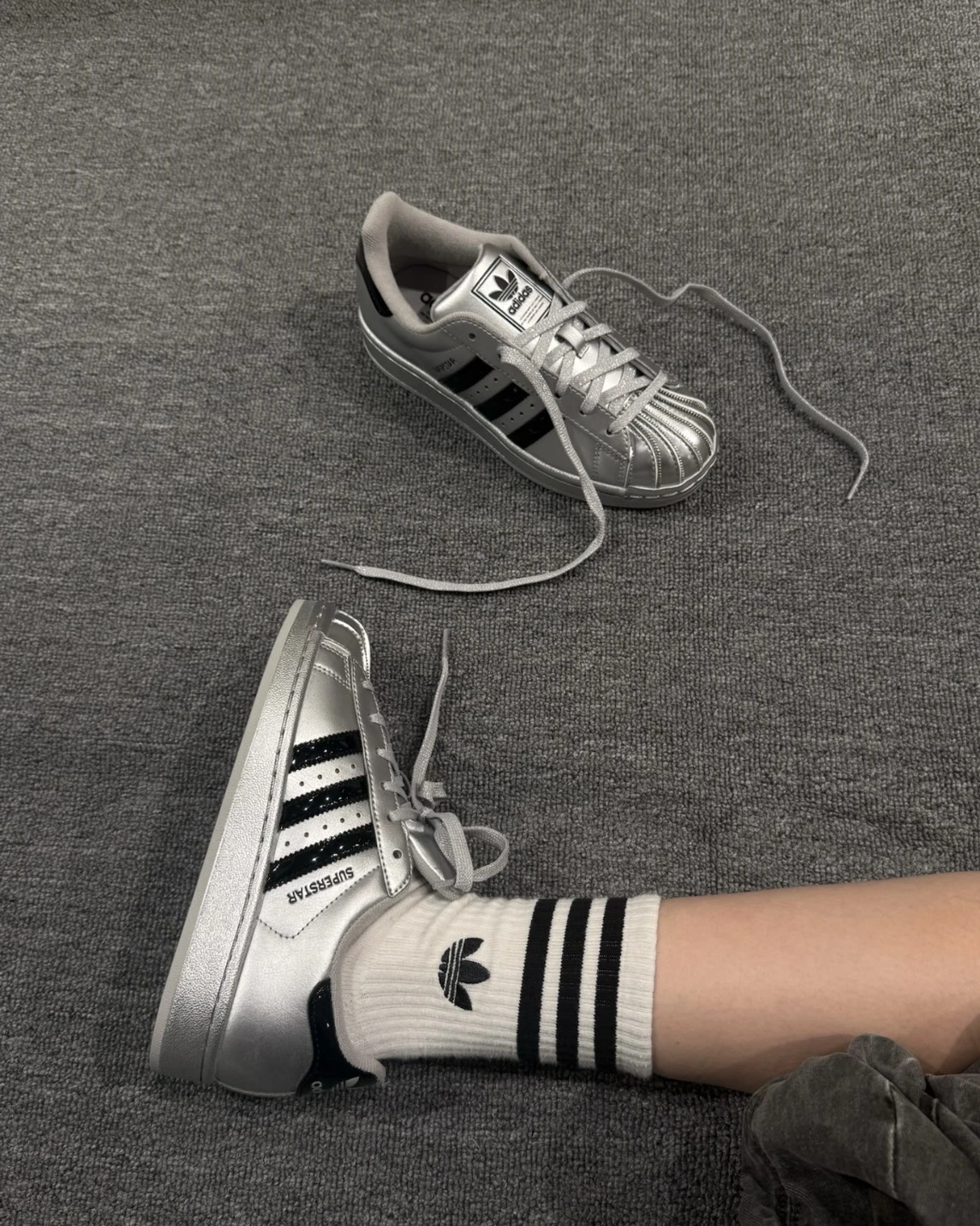 Adidas SUPERSTAR 鏈條貝殼頭鞋 (LA3778/LA3779)