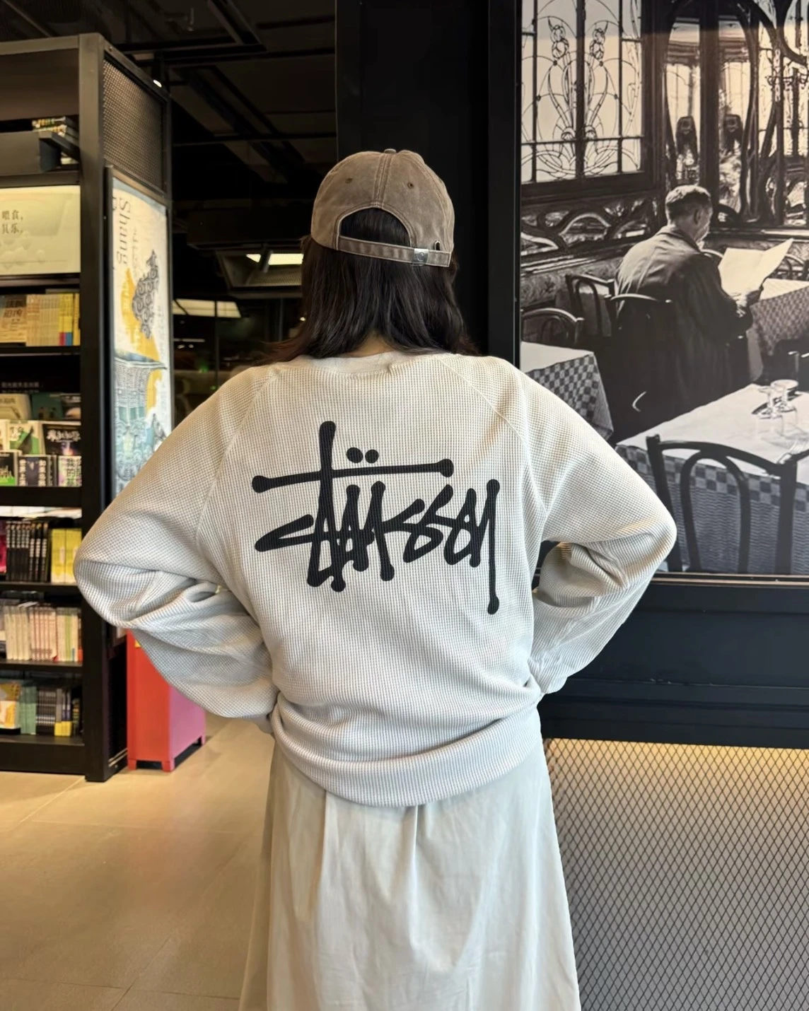 <🔥補貨到!>STUSSY 秋季 華夫格 LOGO 薄長袖(四色可選)