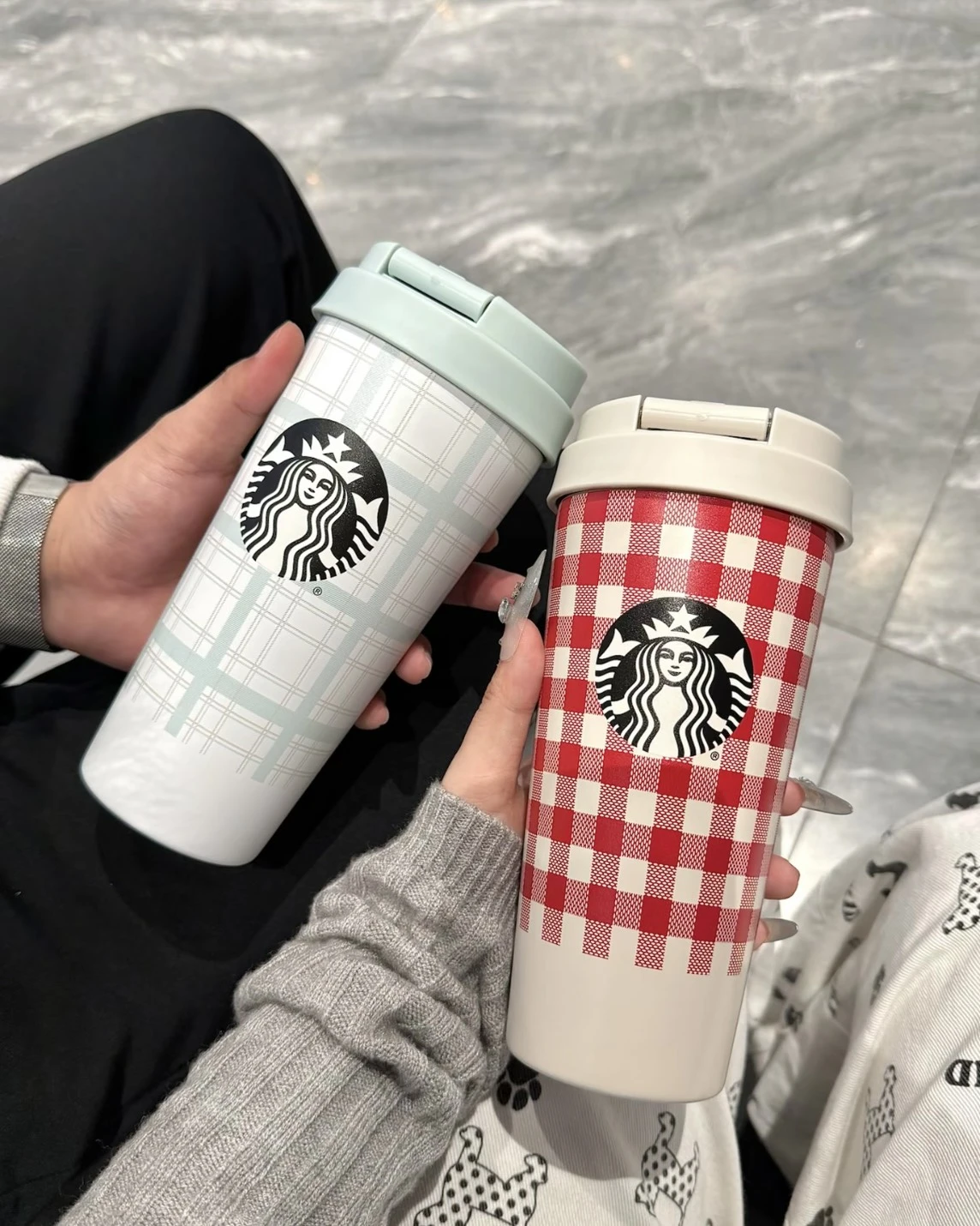 Starbucks 星巴克 心動部落格系列 格紋款500ml (兩款可選)