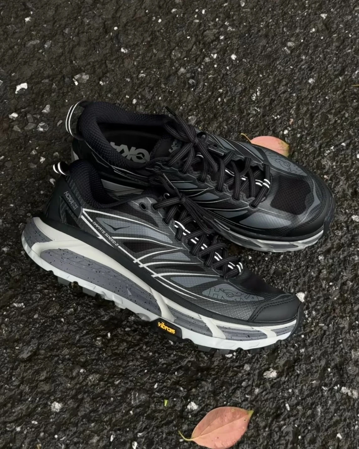 HOKA ONE ONE Mafate Speed 2 黑魂 透氣 止滑 機能鞋(1126851-BCSTL)