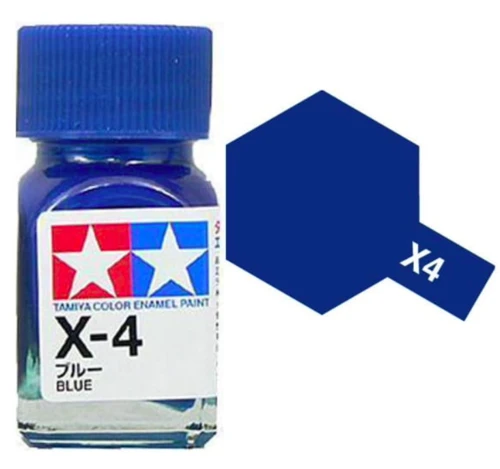 Tamiya 油性 法瑯漆 X-4 亮光 藍 Blue 10ML