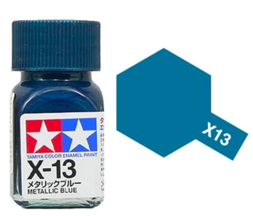 Tamiya 油性 法瑯漆 X-13 亮光 金屬藍色 Metallic Blue 10ML