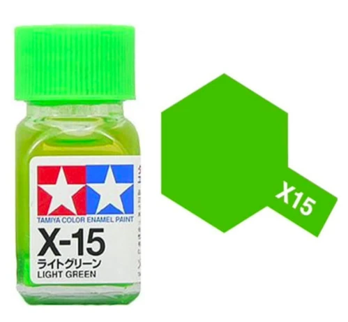 Tamiya 油性 法瑯漆 X-15 亮光 淺綠色 Light Green 10ML