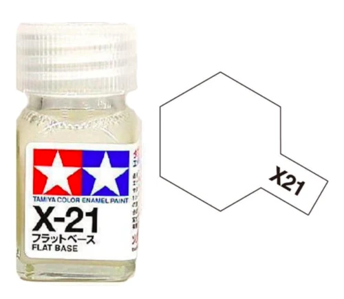 Tamiya 油性 法瑯漆 X-21 油性漆 消光劑 Flat Base 10ML