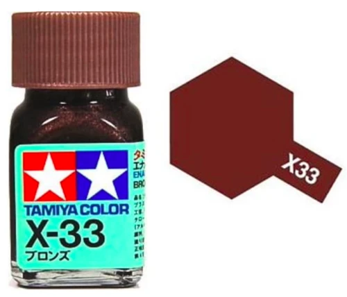 Tamiya 油性 法瑯漆 X-33 亮光 古銅色 Bronze 10ML