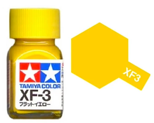 Tamiya 油性 法瑯漆 XF-3 消光 黃色 Flat Yellow 10ML