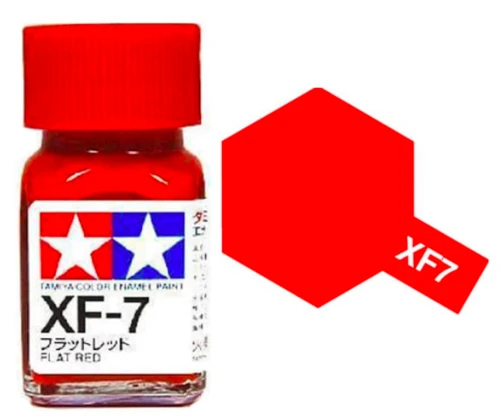 Tamiya 油性 法瑯漆 XF-7 消光 紅色 Flat Red 10ML