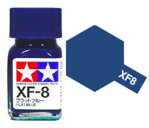 Tamiya 油性 法瑯漆 XF-8 消光 藍色 Flat Blue 10ML