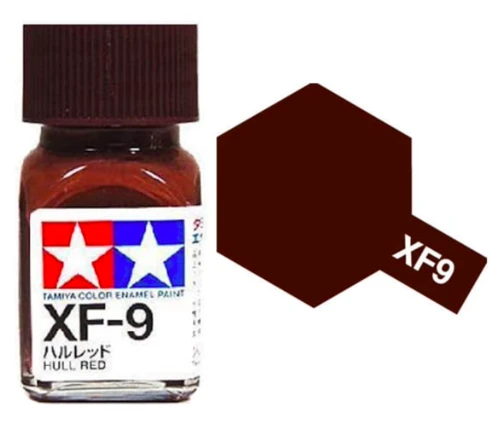 Tamiya 油性 法瑯漆 XF-9 消光 船身紅色 Hull Red 10ML