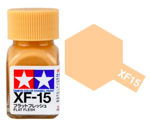 Tamiya 油性 法瑯漆 XF-15 消光 膚色 Flat Flesh 10ML