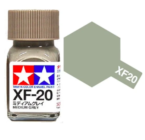 Tamiya 油性 法瑯漆 XF-20 消光 中灰色 Medium Grey 10ML