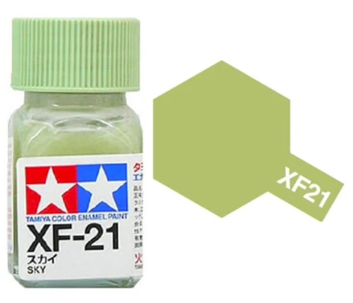 Tamiya 油性 法瑯漆 XF-21 消光 天空色 Sky 10ML