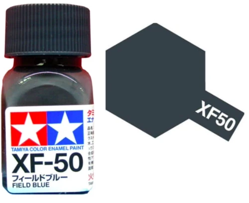 Tamiya 油性 法瑯漆 XF-50 消光 原野藍色 Field Blue 10ML