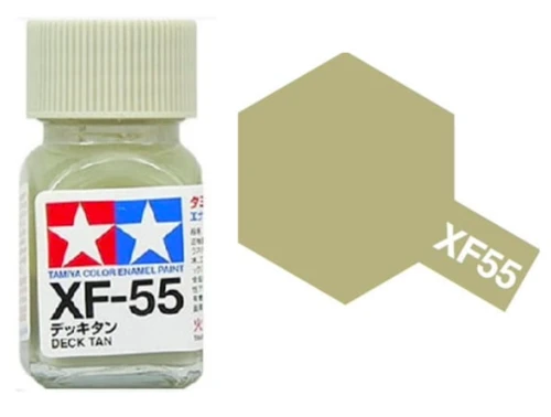 Tamiya 油性 法瑯漆 XF-55 消光 甲板灰色 Deck Tan 10ML