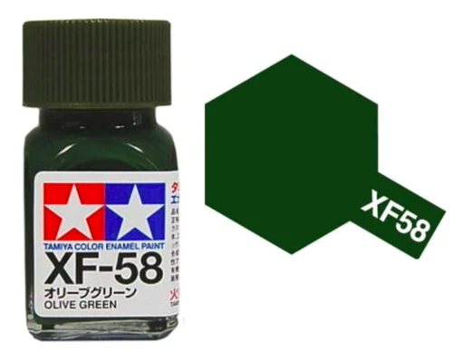 Tamiya 油性 法瑯漆 XF-58 消光 橄欖綠色 Olive Green 10ML