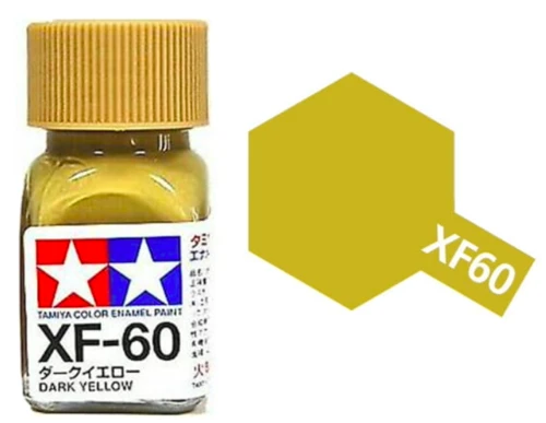 Tamiya 油性 法瑯漆 XF-60 消光 深黃色 Dark Yellow 10ML
