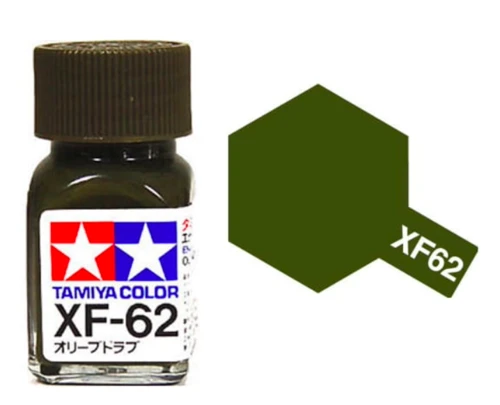 Tamiya 油性 法瑯漆 XF-62 消光 橄欖褐色 Olive Drab 10ML