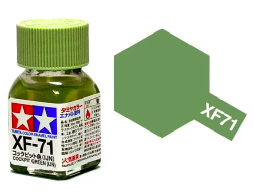 Tamiya 油性 法瑯漆 XF-71 消光 駕駛艙綠色 Cockpit Green 10ML