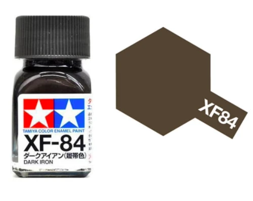Tamiya 油性 法瑯漆 XF-84 消光 履帶色 DARK IRON 10ML