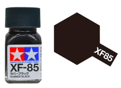 Tamiya 油性 法瑯漆 XF-85 消光 橡膠輪胎黑色 Rubber black 10ML