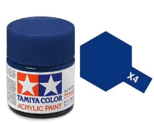 Tamiya 水性 壓克力漆 X-4 亮光 藍色 Blue 10ML