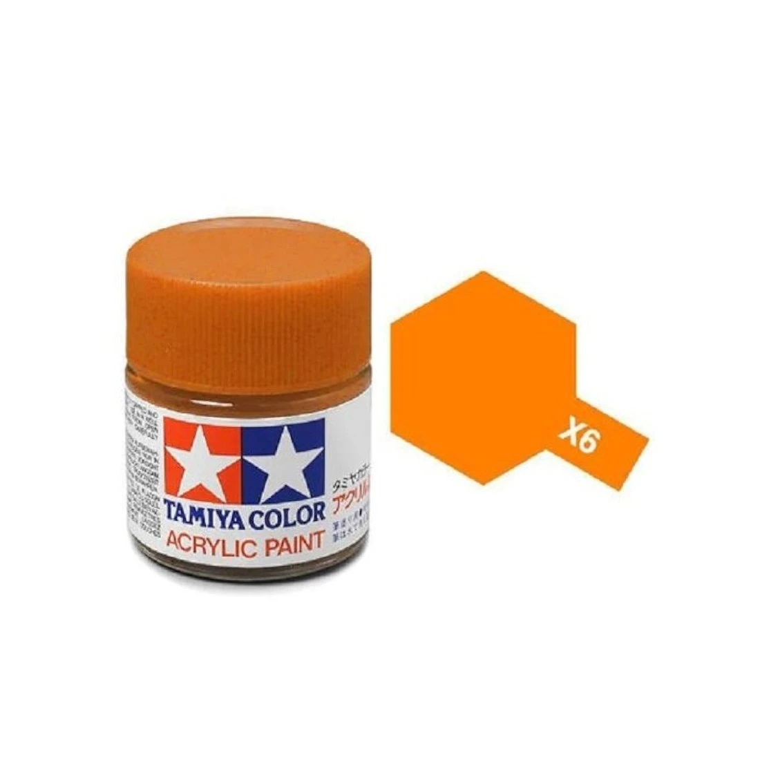 Tamiya 水性 壓克力漆 X-6 亮光 橘色 Orange 10ML