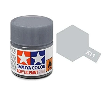 Tamiya 水性 壓克力漆 X-11 亮光 鉻銀色 Chrome Silver 10ML