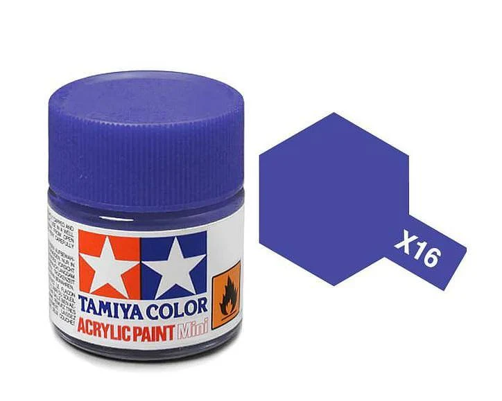 Tamiya 水性 壓克力漆 X-16 亮光 紫色 Purple 10ML