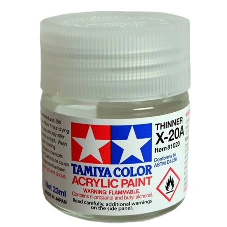 Tamiya 水性 壓克力漆 X-20A 溶劑 10ML