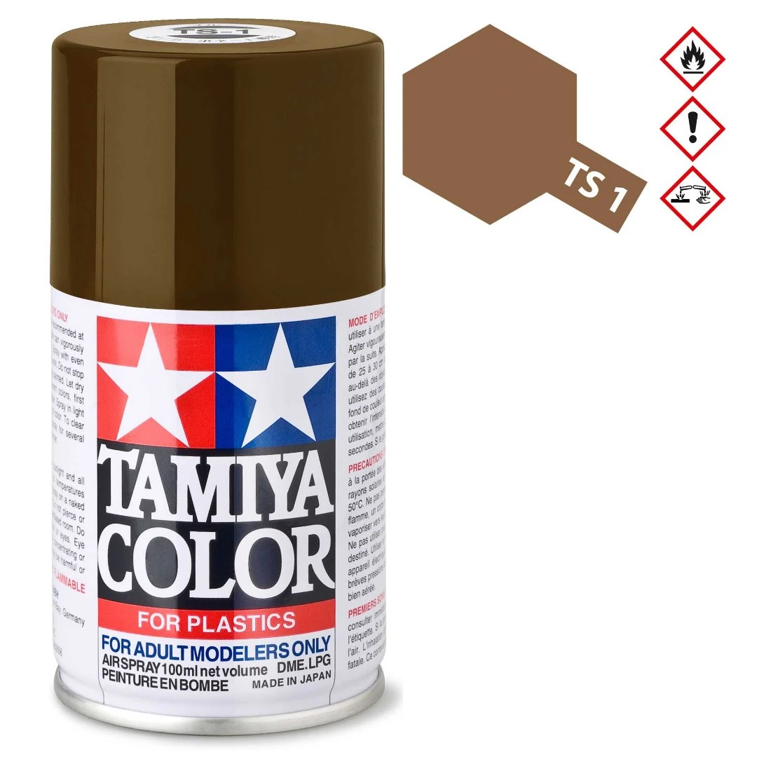 TAMIYA 田宮 TS-1 深棕色 噴漆