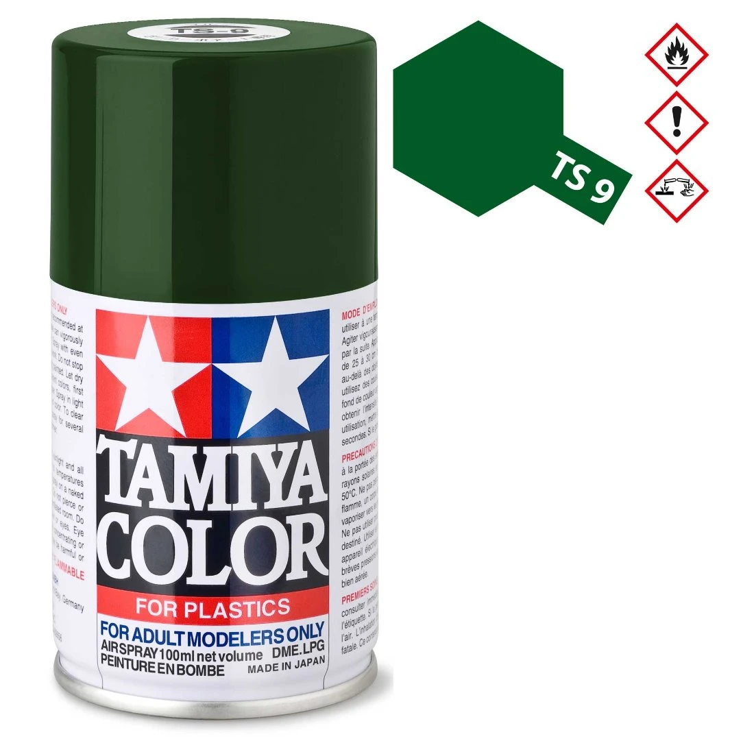 TAMIYA 田宮 TS-9 英國綠色 噴漆