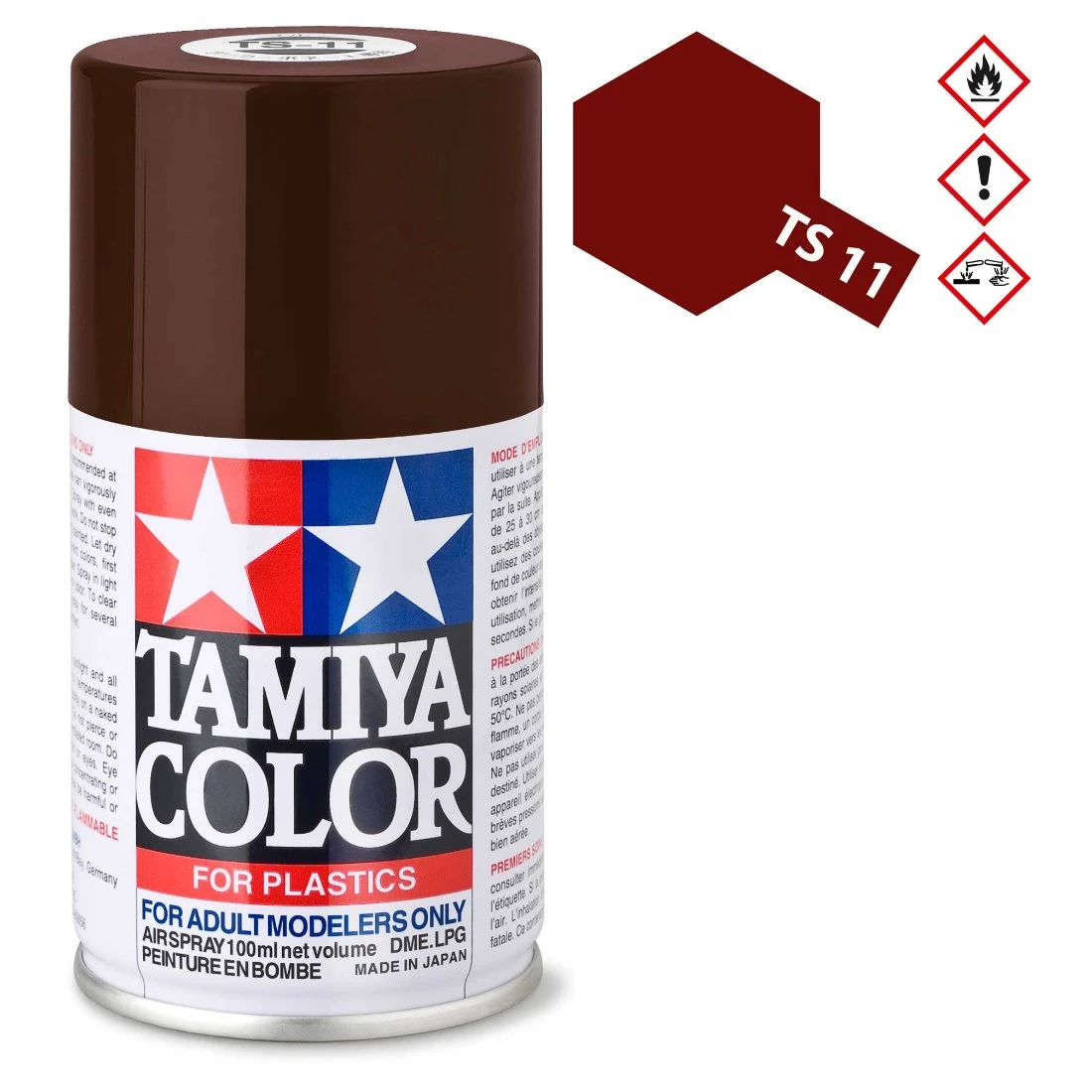 TAMIYA 田宮 TS-11 褐紅色 噴漆