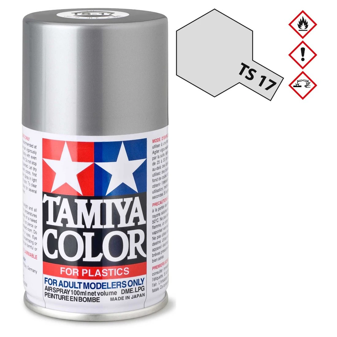 TAMIYA 田宮 TS-17 鋁色 噴漆