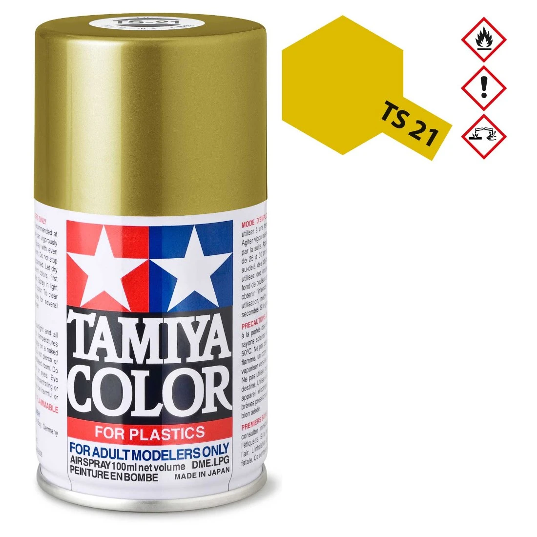 TAMIYA 田宮 TS-21 金色 噴漆