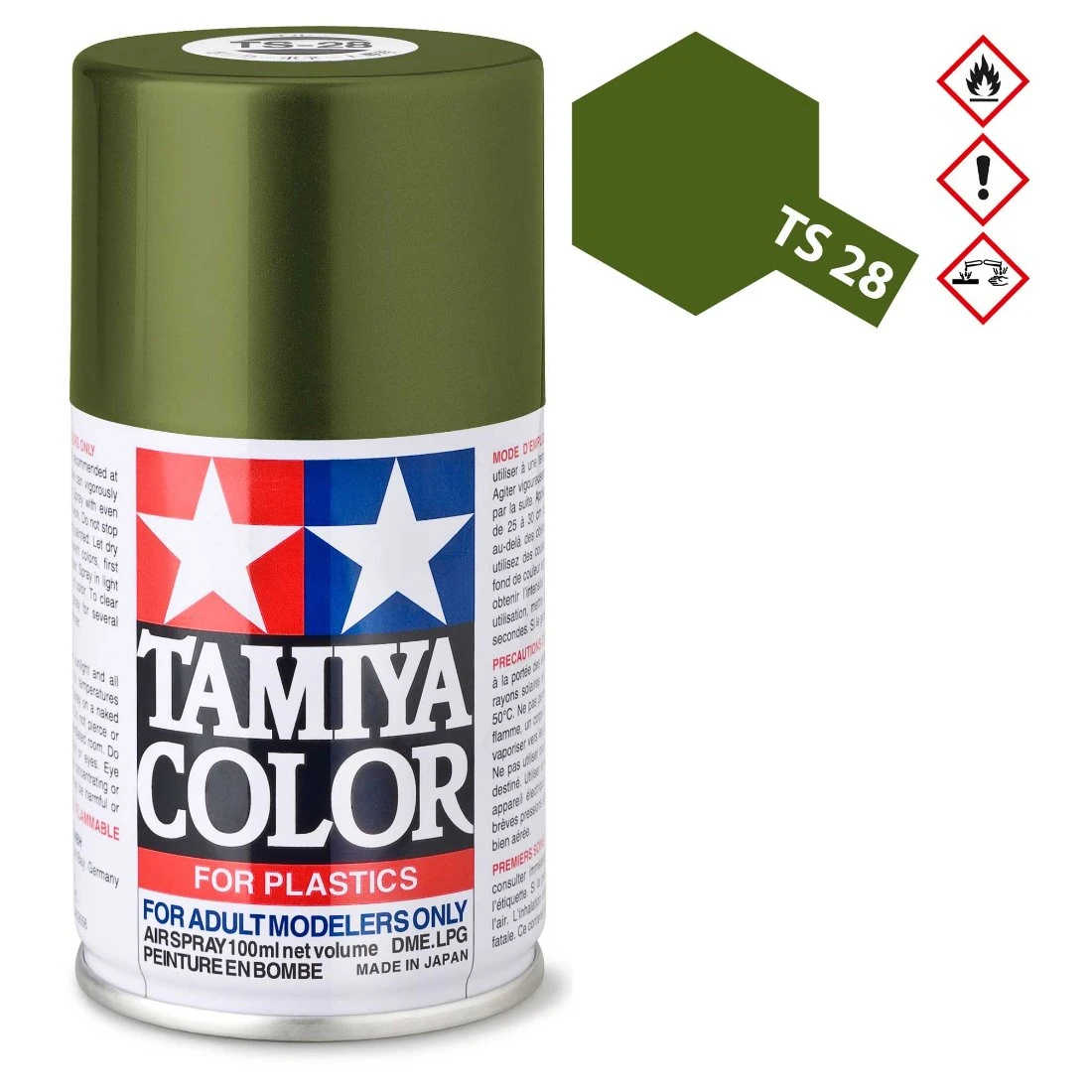 TAMIYA 田宮 TS-28 草綠色2 噴漆