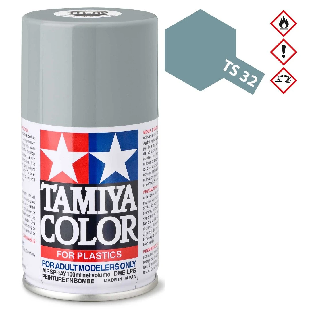 TAMIYA 田宮 TS-32 淺灰色 噴漆