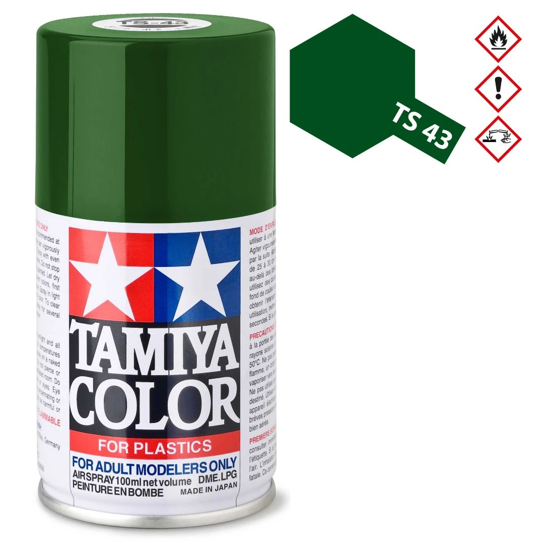 TAMIYA 田宮 TS-43 墨綠色 噴漆