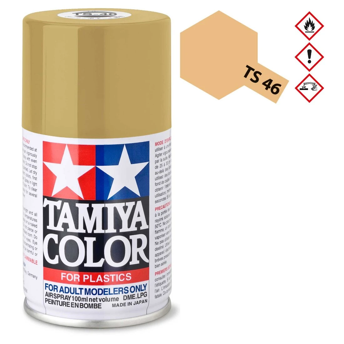 TAMIYA 田宮 TS-46 淺沙色 噴漆