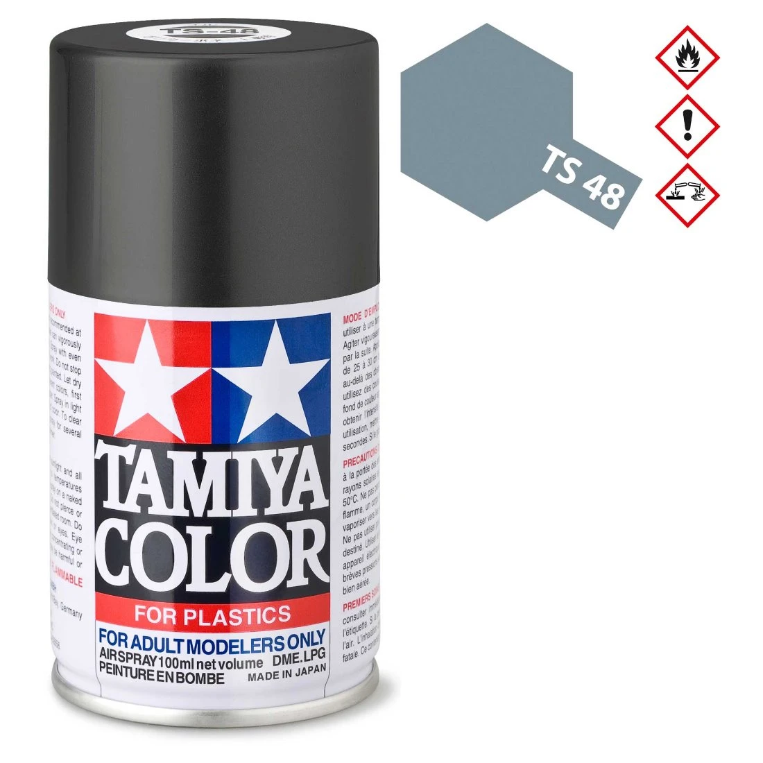 TAMIYA 田宮 TS-48 武裝直昇機灰色 噴漆